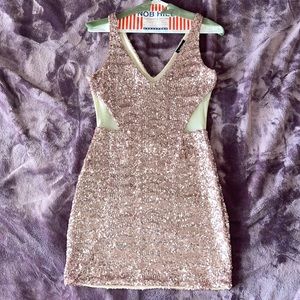 BEBE sequence dress